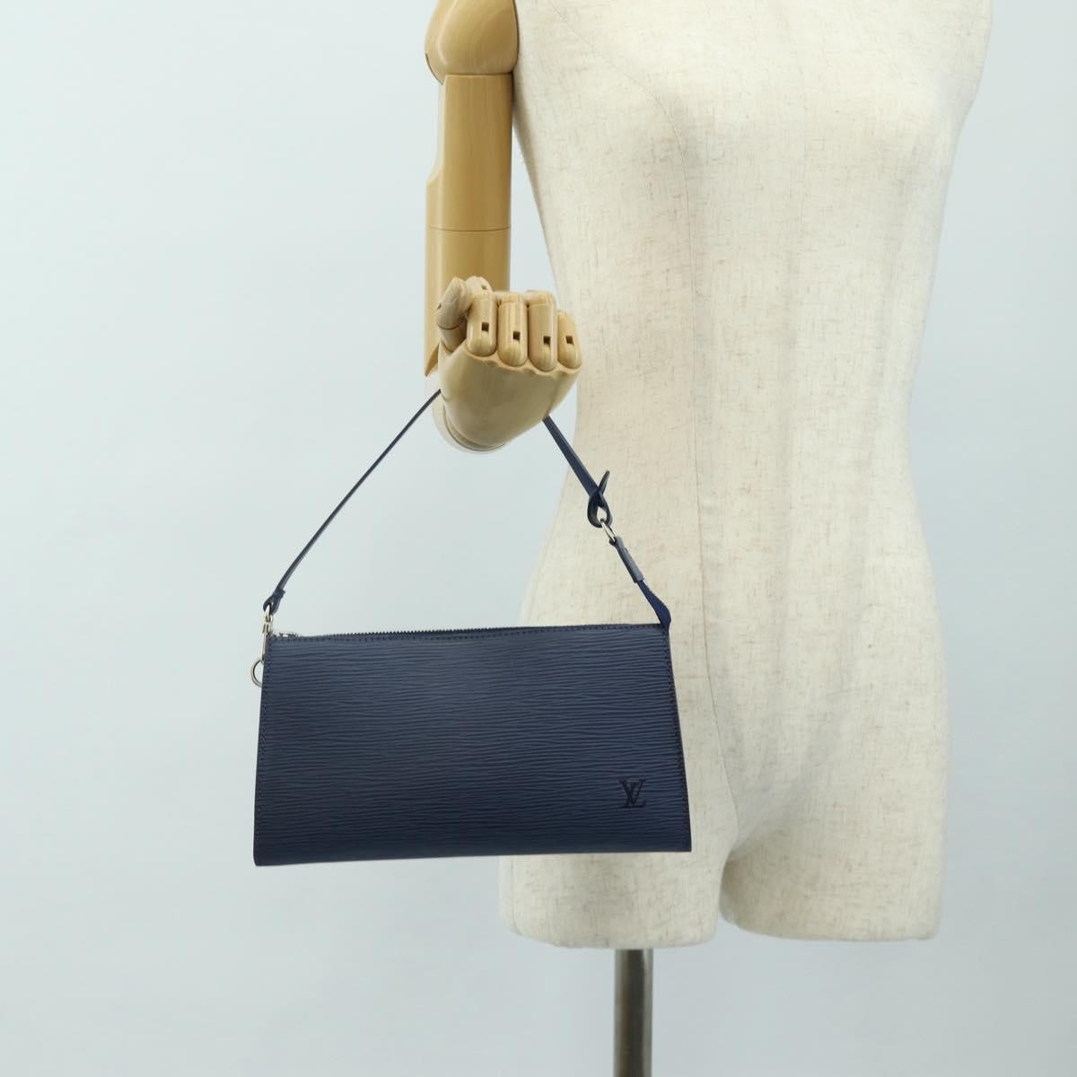 Louis Vuitton Pochette Accessoires Nm Epi Leather Blue Leather Clutche & Pouche Bag (Pre-Owned)