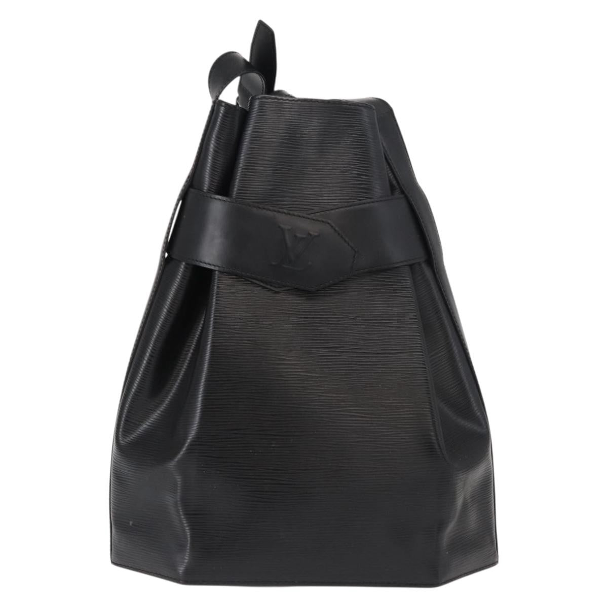 Louis Vuitton Vintage Sac D'epaule Epi Leather Black Leather Shoulder Bag Bag (Pre-Owned)