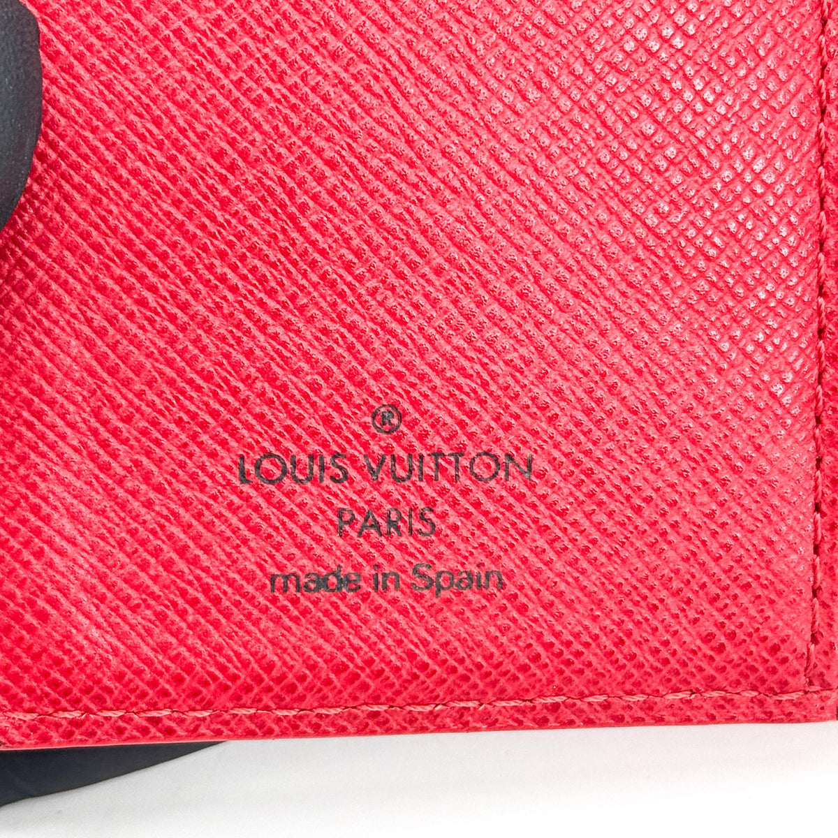 Louis Vuitton Ring Agenda Cover Epi Leather Red Leather Briefcase Bag (Pre-Owned)