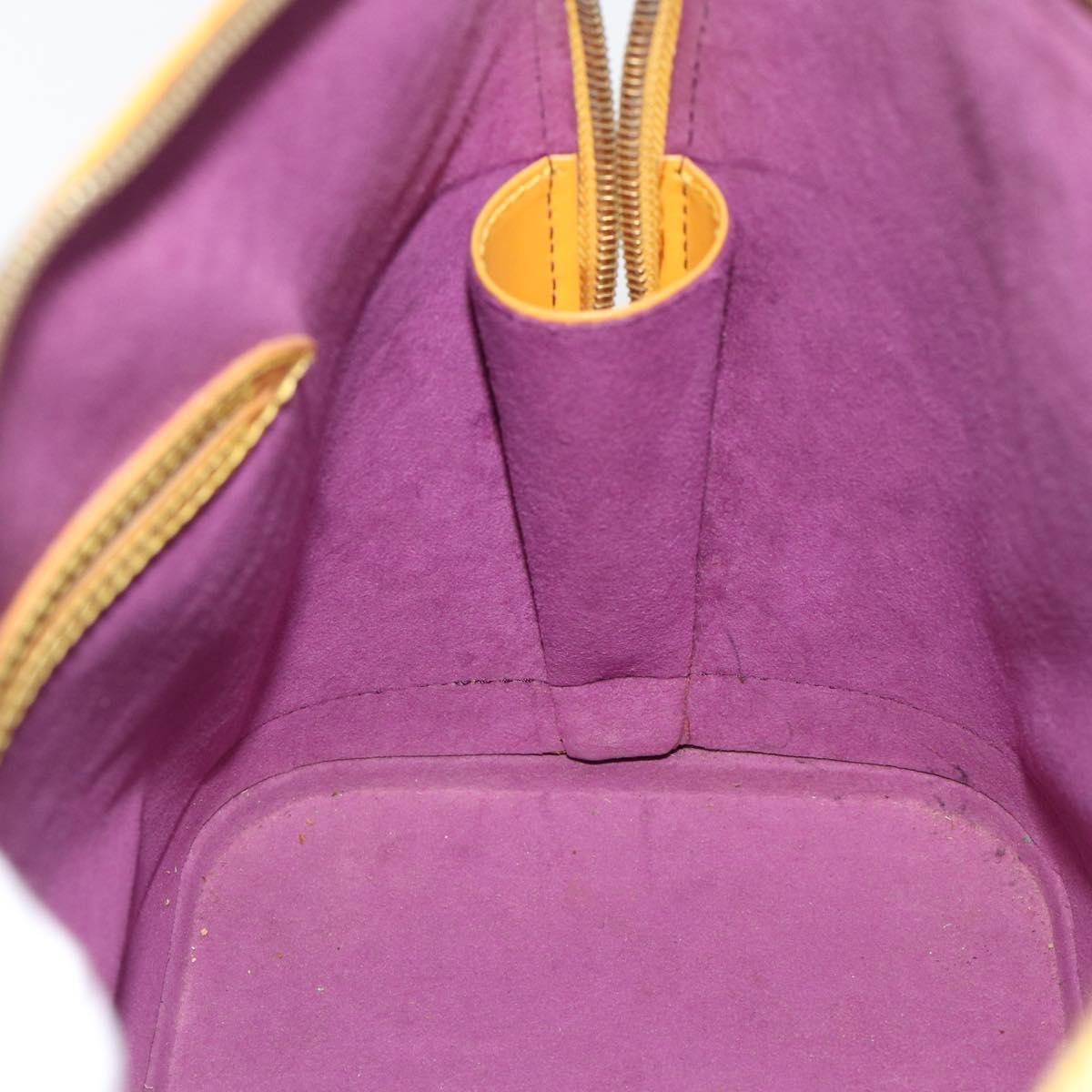 Louis Vuitton Alma Epi Leather Yellow Leather Handbag (Pre-Owned)