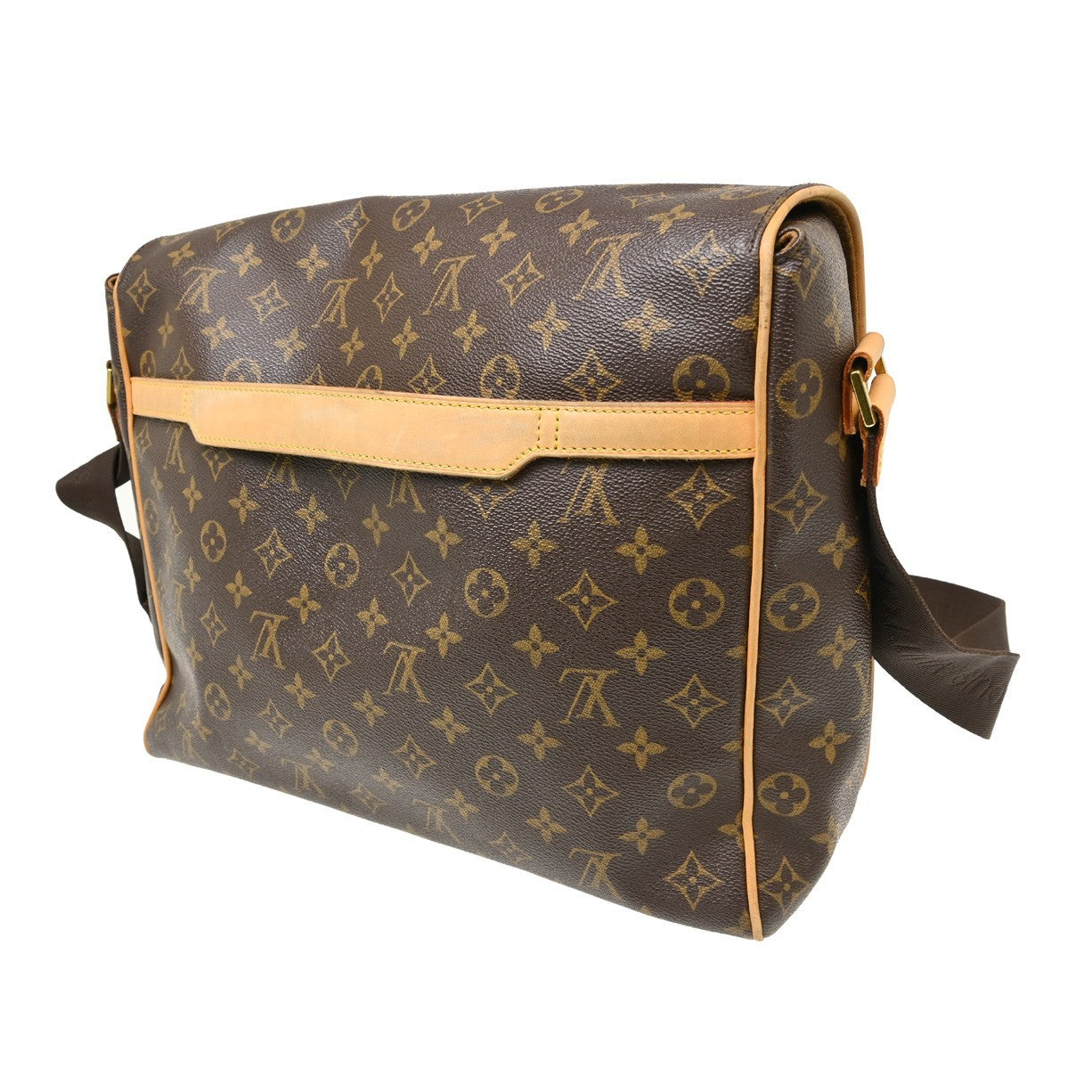 Louis Vuitton Abbesses Messenger Monogram Canvas Brown Canvas Handbag (Pre-Owned)