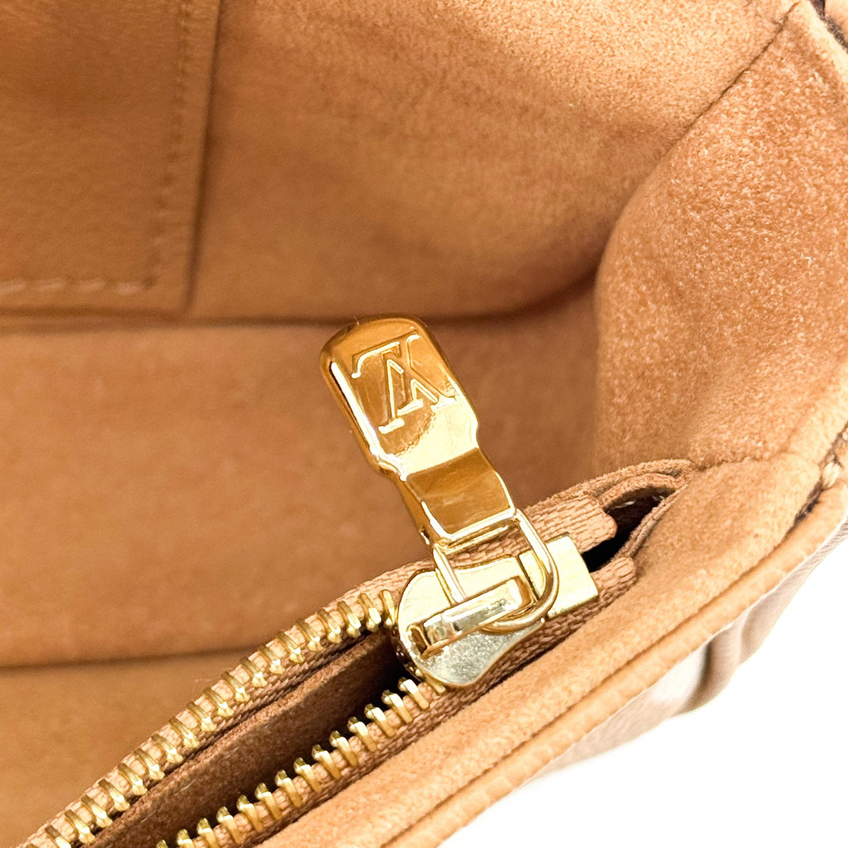 Louis Vuitton Ivy Wallet On Chain Bicolor Monogram Empreinte Giant Brown Leather Crossbody Bag Bag (Pre-Owned)