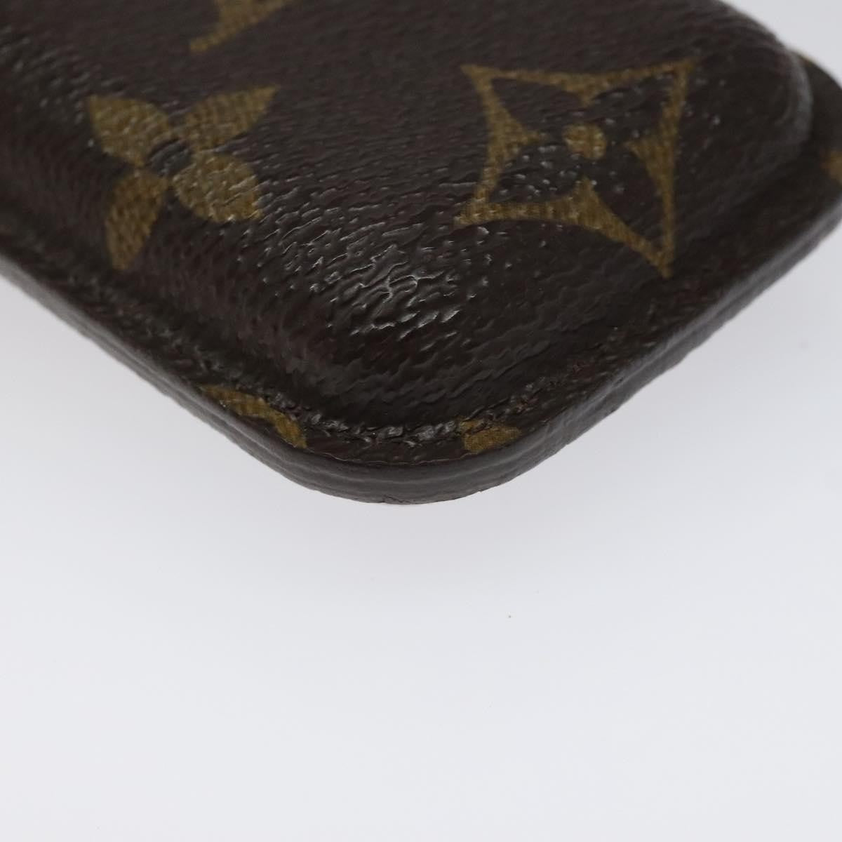 Louis Vuitton Étui Téléphone Monogram Canvas Brown Canvas Tech Accessory Accessory (Pre-Owned)
