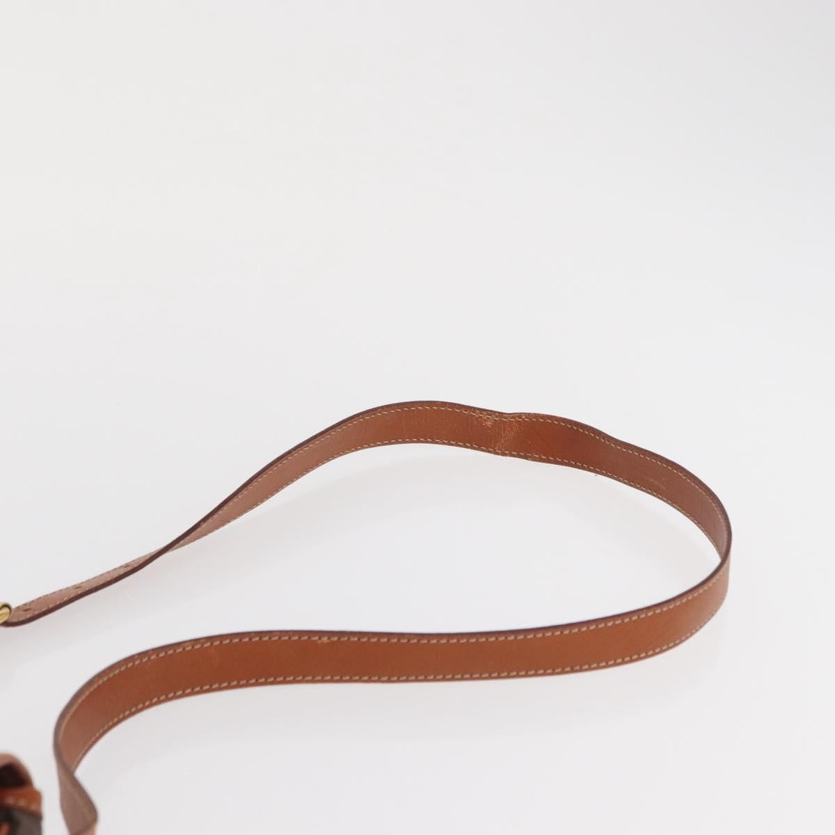 Celine Macadam Shoulder Canvas Brown Canvas Crossbody Bag Bag (Pre-Owned)
