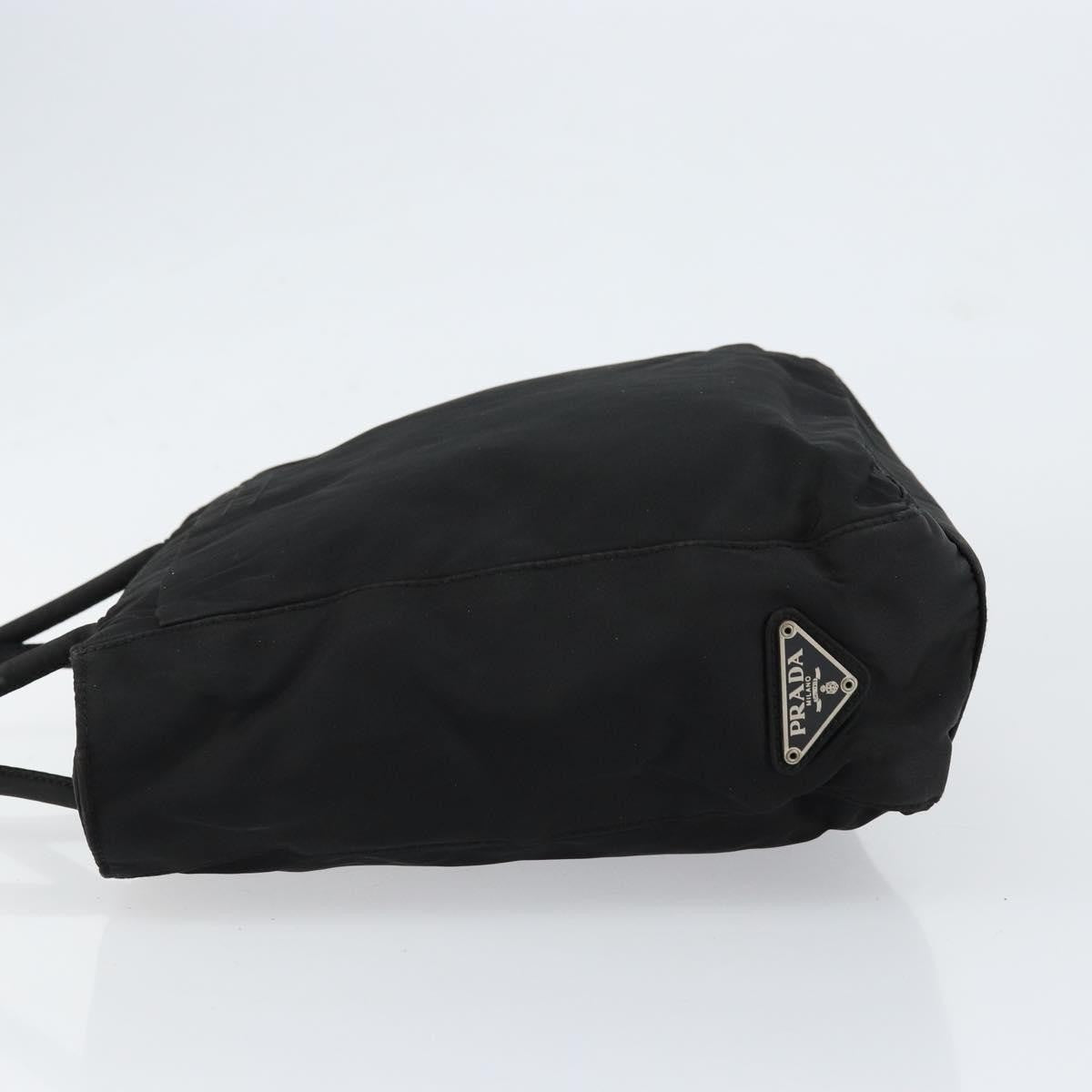 Prada Vintage Tote Tessuto Black Nylon Tote Bag Bag (Pre-Owned)