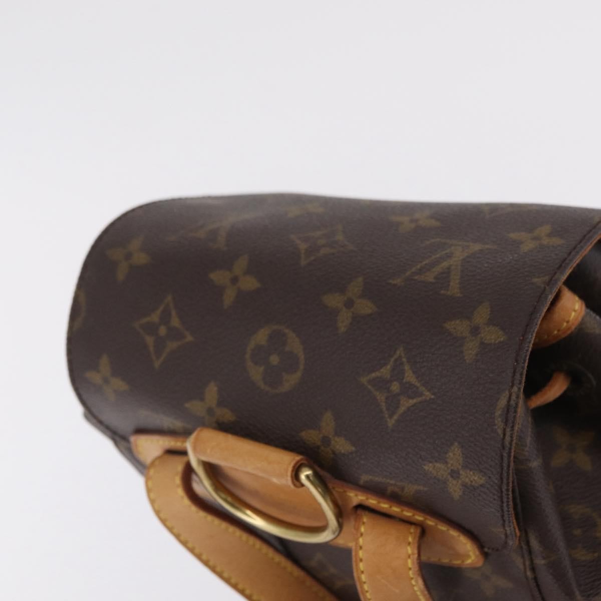 Louis Vuitton Vintage Montsouris Monogram Canvas Brown Canvas Backpack Bag (Pre-Owned)