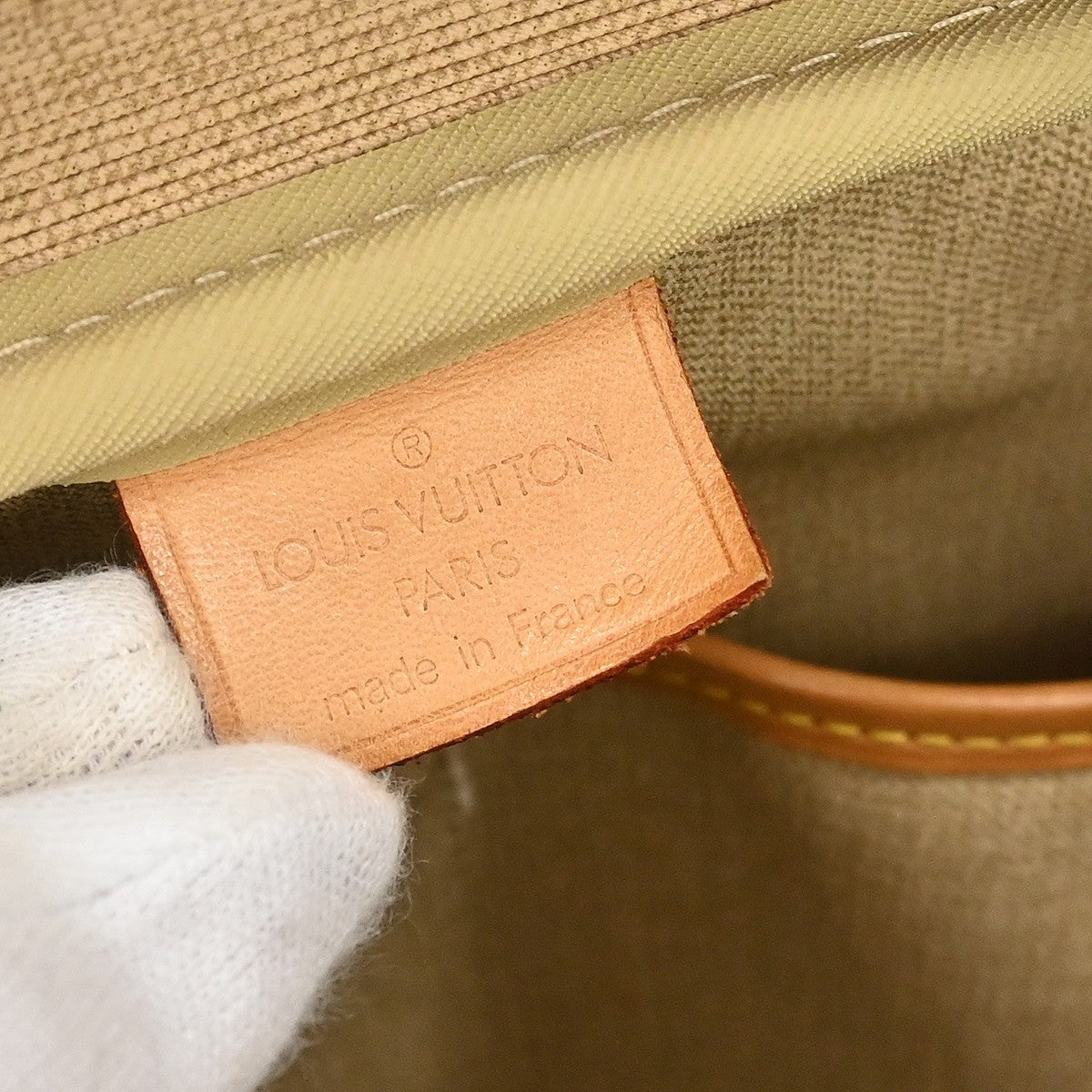 Louis Vuitton Deauville Monogram Canvas Brown Canvas Handbag (Pre-Owned)
