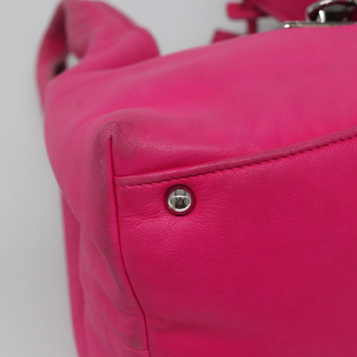 Loewe Vintage Leather Pink Leather Handbag (Pre-Owned)