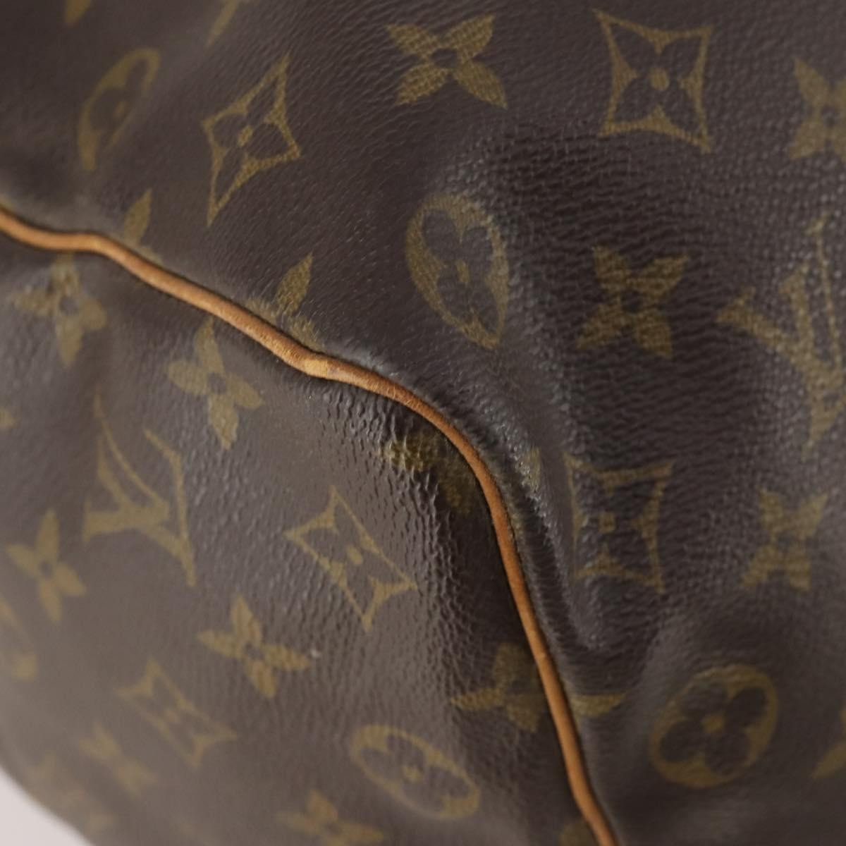 Louis Vuitton Keepall Monogram Canvas Brown Canvas Travel Bag Bag (Pre-Owned)