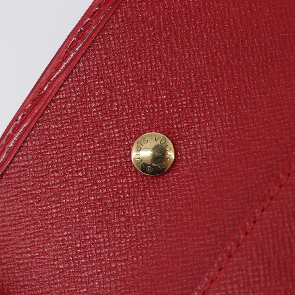 Louis Vuitton Multiclés 4 Cuir Verni Red Leather Wallets Accessory (Pre-Owned)