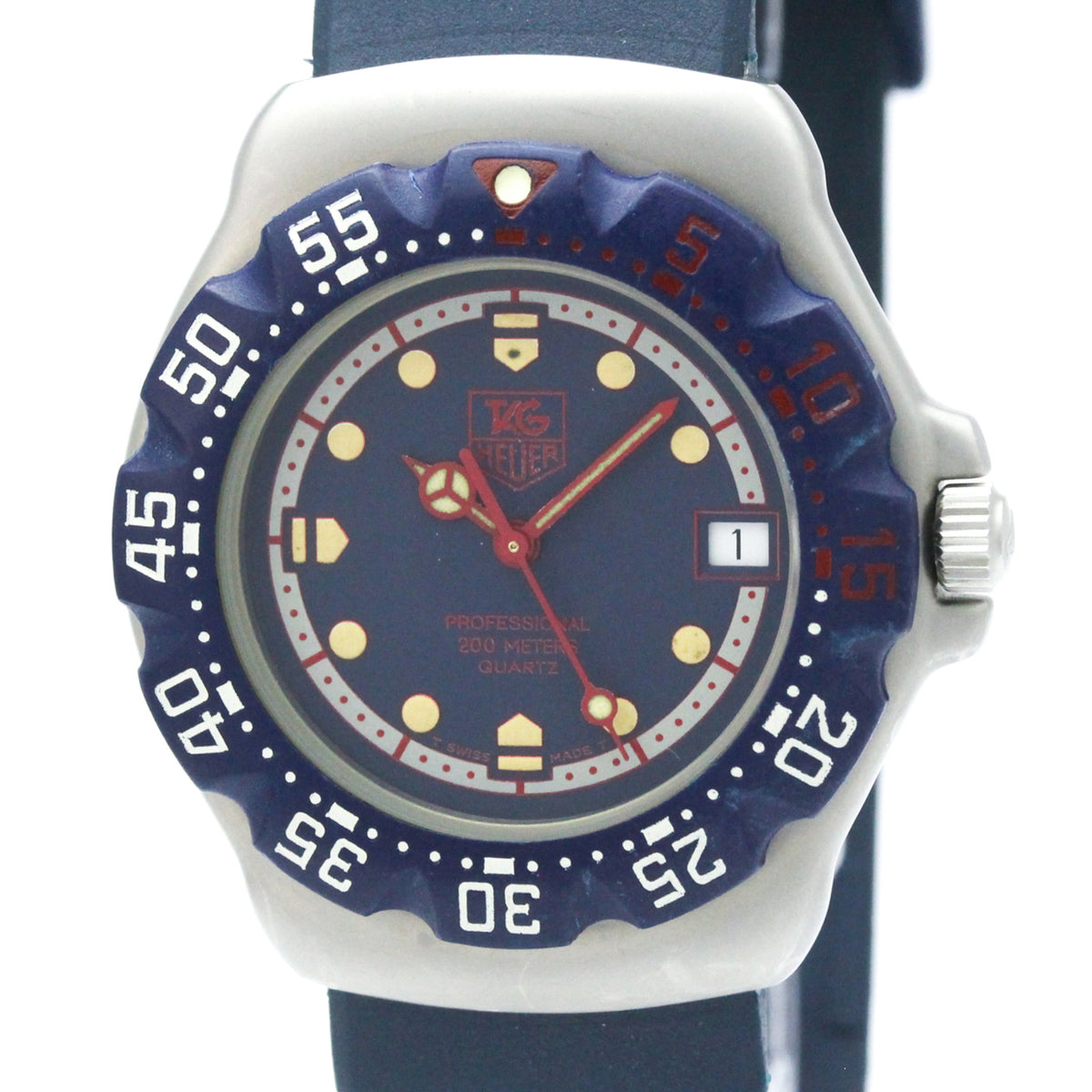 Tag Heuer Formula 1 Lady Stainless Steel And Rubber Watch (Pre-Owned)