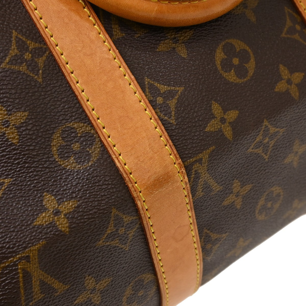 Louis Vuitton Keepall Monogram Canvas Brown Canvas Travel Bag Bag (Pre-Owned)