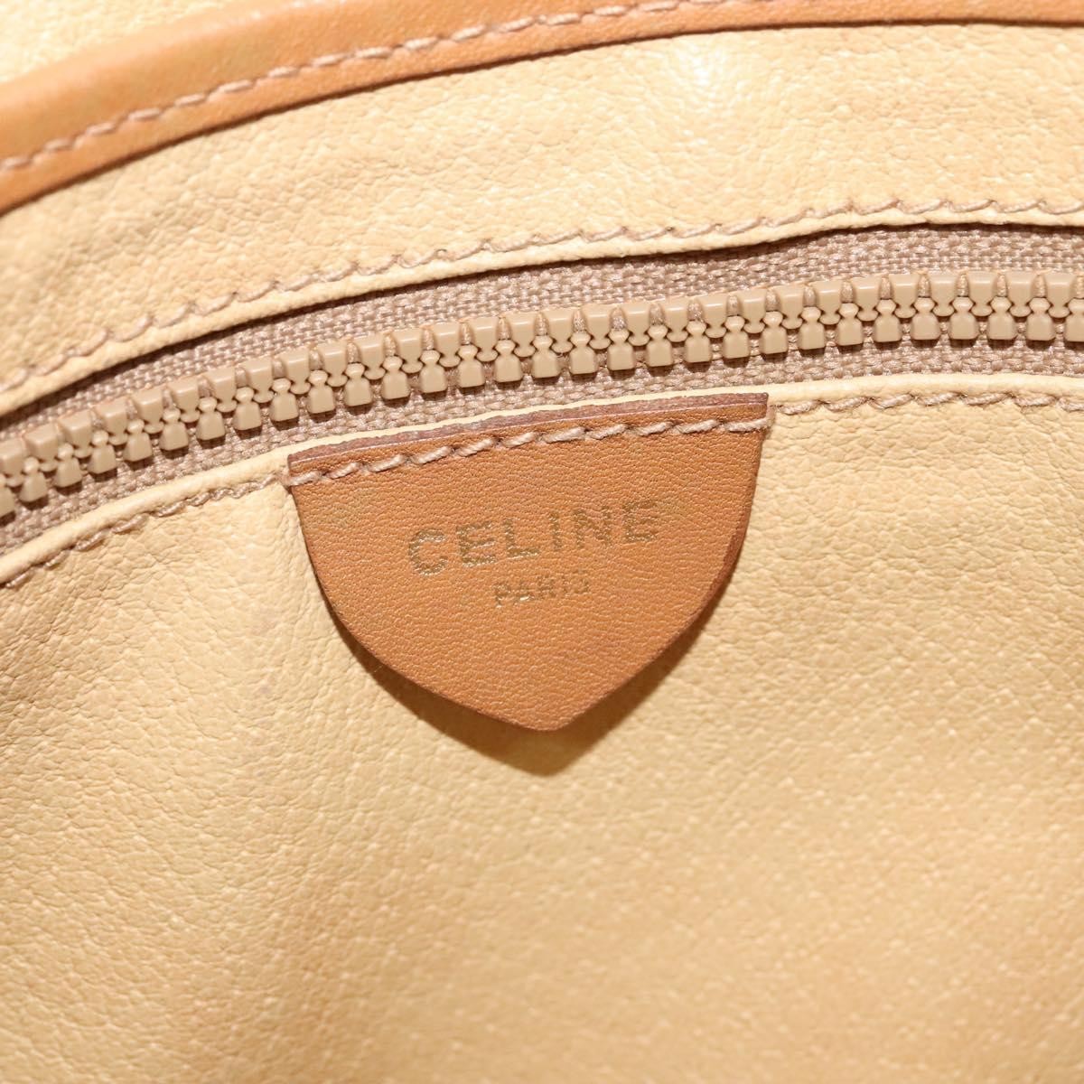 Celine Vintage Macadam Canvas Brown Pvc Shoulder Bag Bag (Pre-Owned)