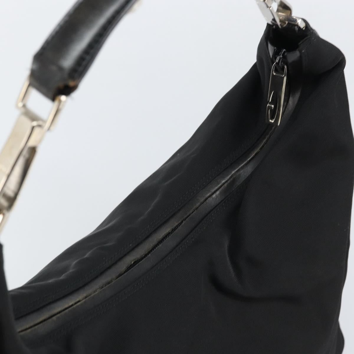 Gucci Vintage Nylon Black Nylon Shoulder Bag Bag (Pre-Owned)