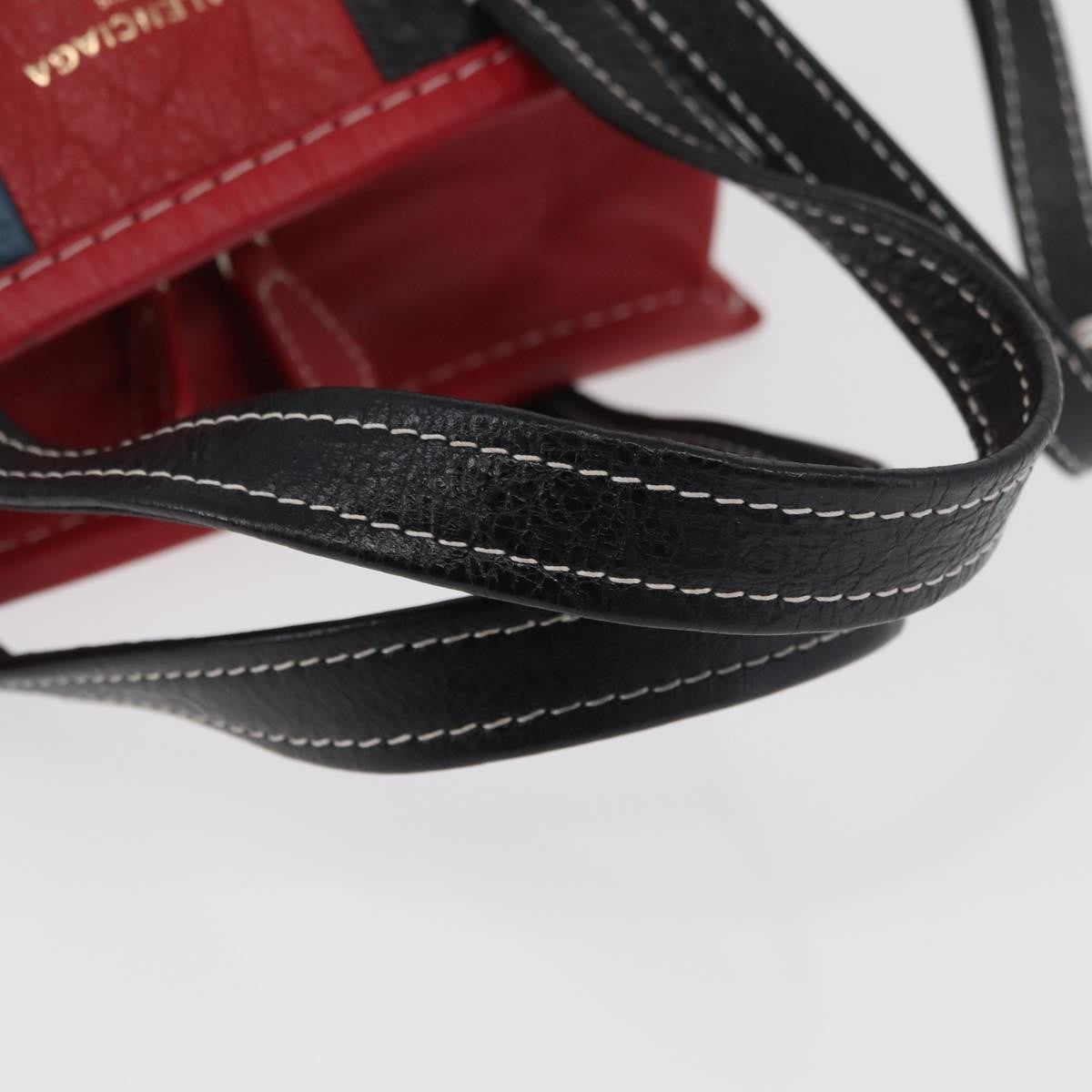 Balenciaga Bazar Convertible Tote Striped Leather Multicolour Leather Handbag (Pre-Owned)