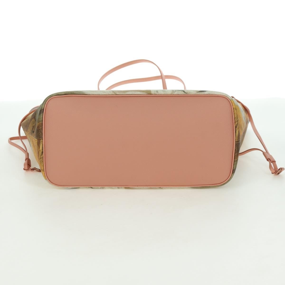 Louis Vuitton Neverfull Nm Limited Edition Jeff Koons Fragonard Print Canvas Pink Canvas Tote Bag Bag (Pre-Owned)