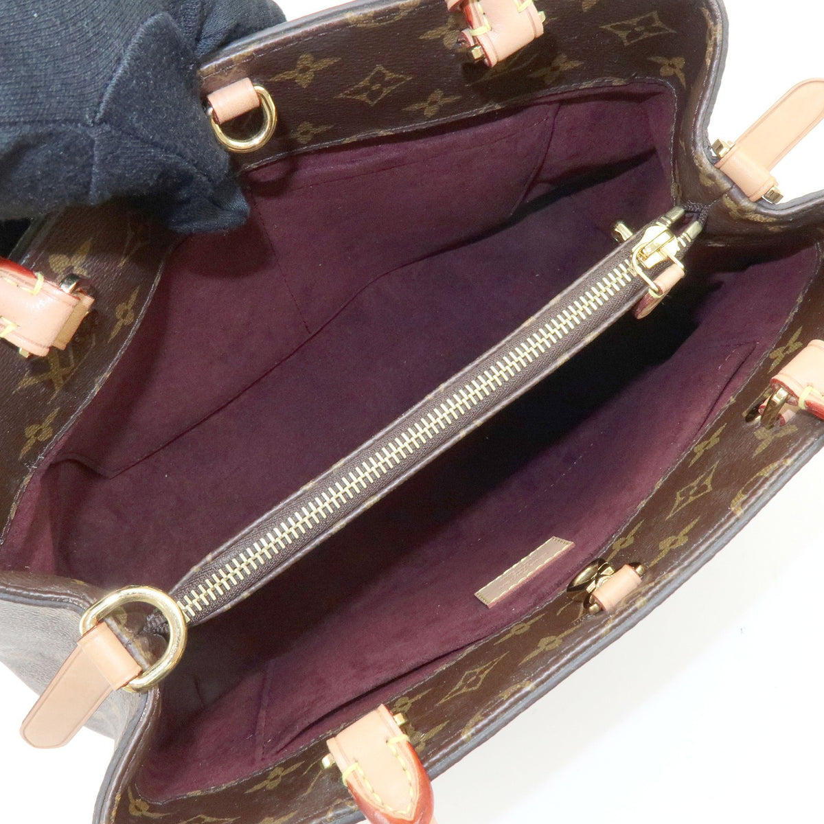 Louis Vuitton Montaigne Monogram Canvas Brown Canvas Handbag (Pre-Owned)