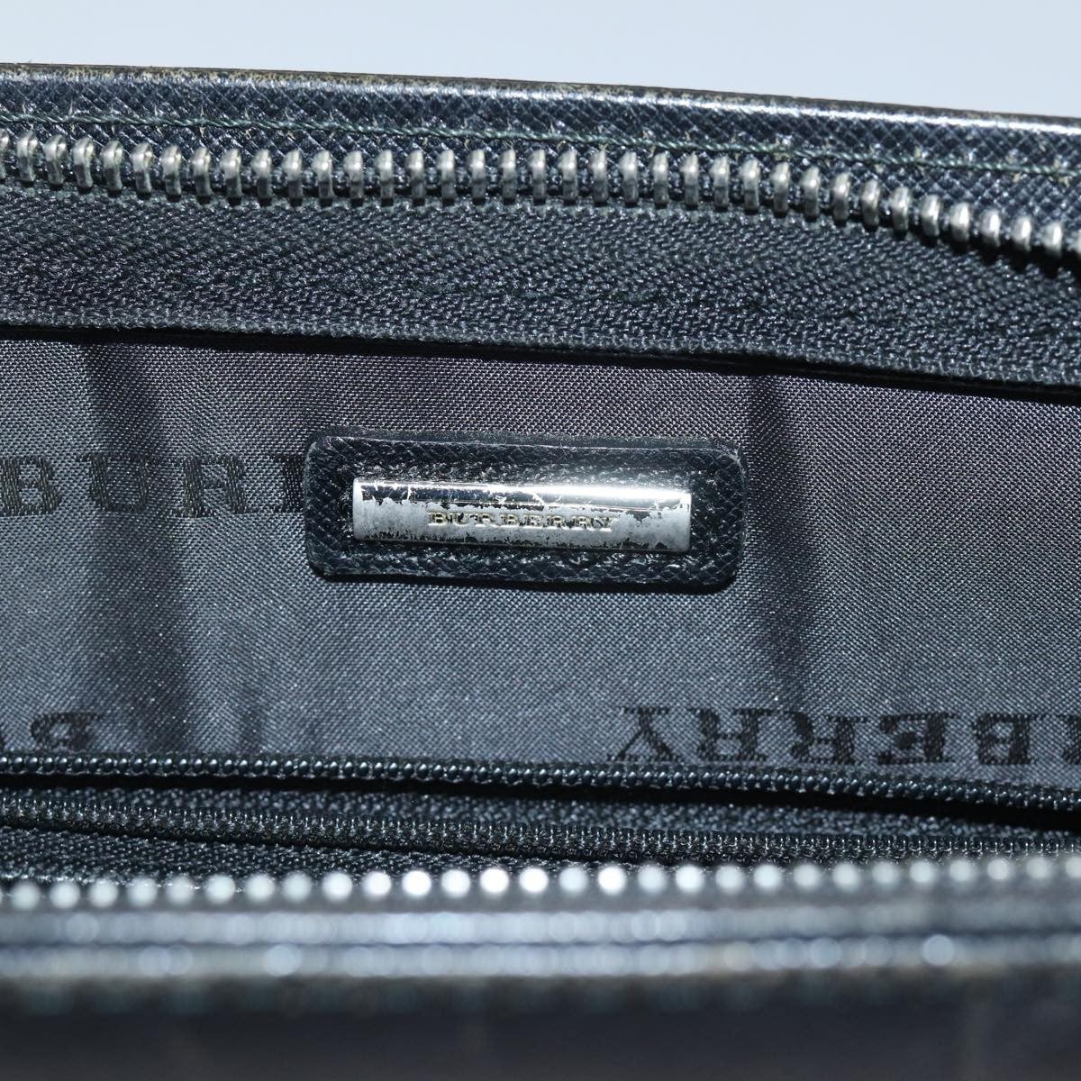 Burberry Vintage Leather Black Leather Clutche & Pouche Bag (Pre-Owned)