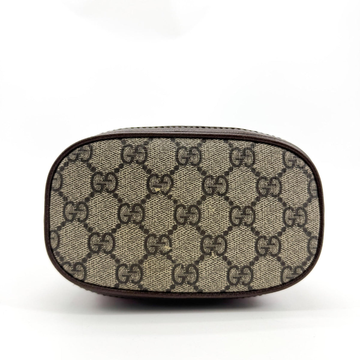 Gucci Ophidia Bucket Gg Coated Canvas Brown Canvas Handbag (Pre-Owned)