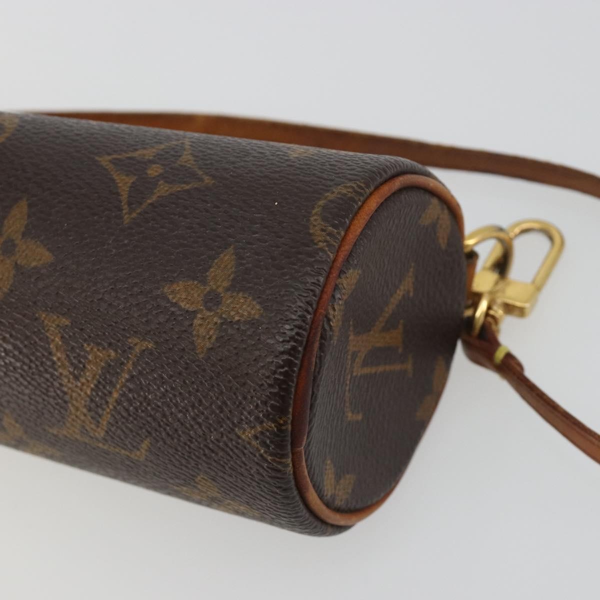 Louis Vuitton Papillon Pochette Monogram Canvas Brown Canvas Clutche & Pouche Bag (Pre-Owned)