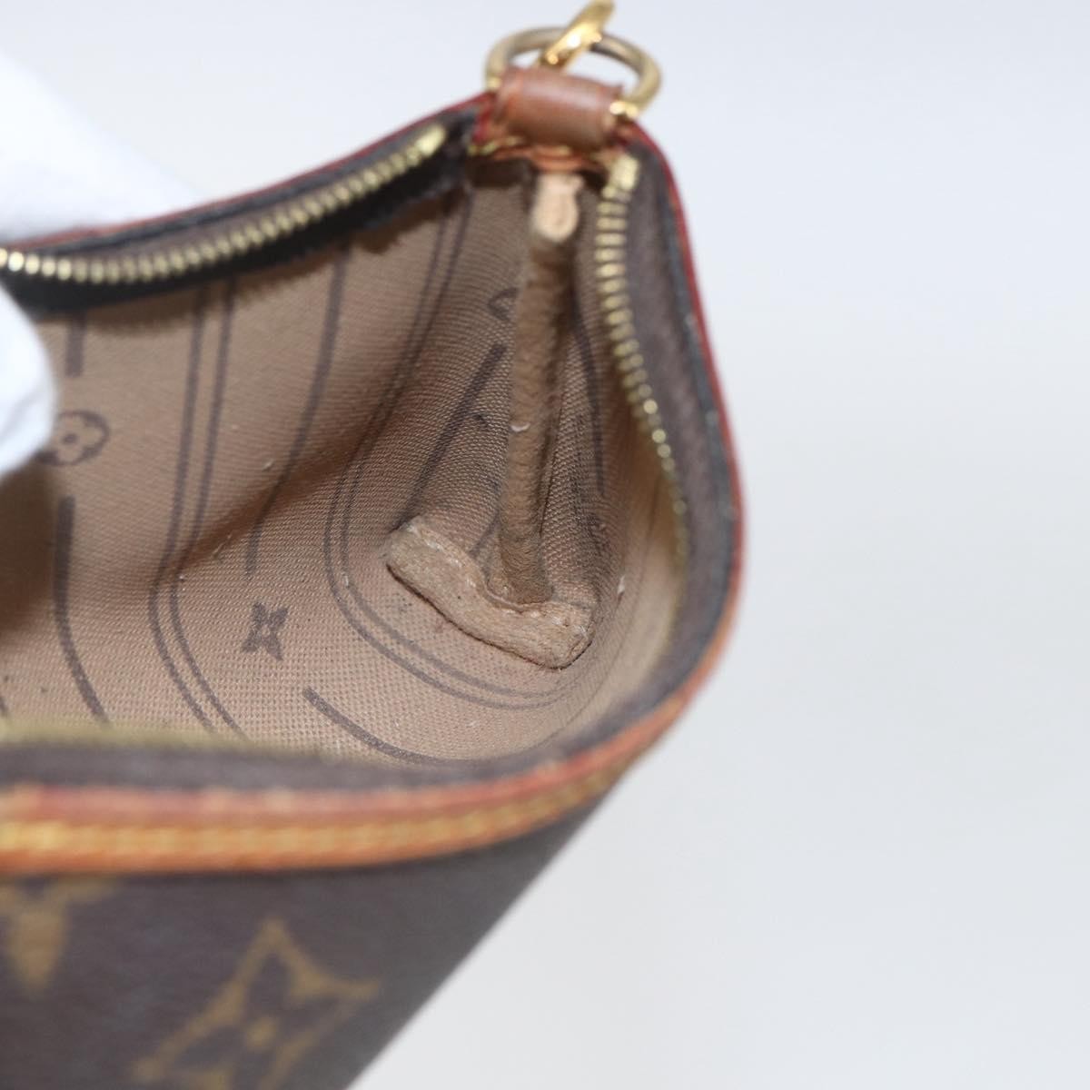 Louis Vuitton Delightful Pochette Monogram Canvas Brown Canvas Clutche & Pouche Bag (Pre-Owned)