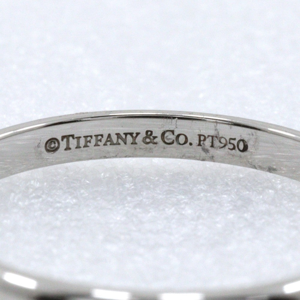 Tiffany & Co. Classic Wedding Band Platinum Silver Platinum Ring Jewelry (Pre-Owned)