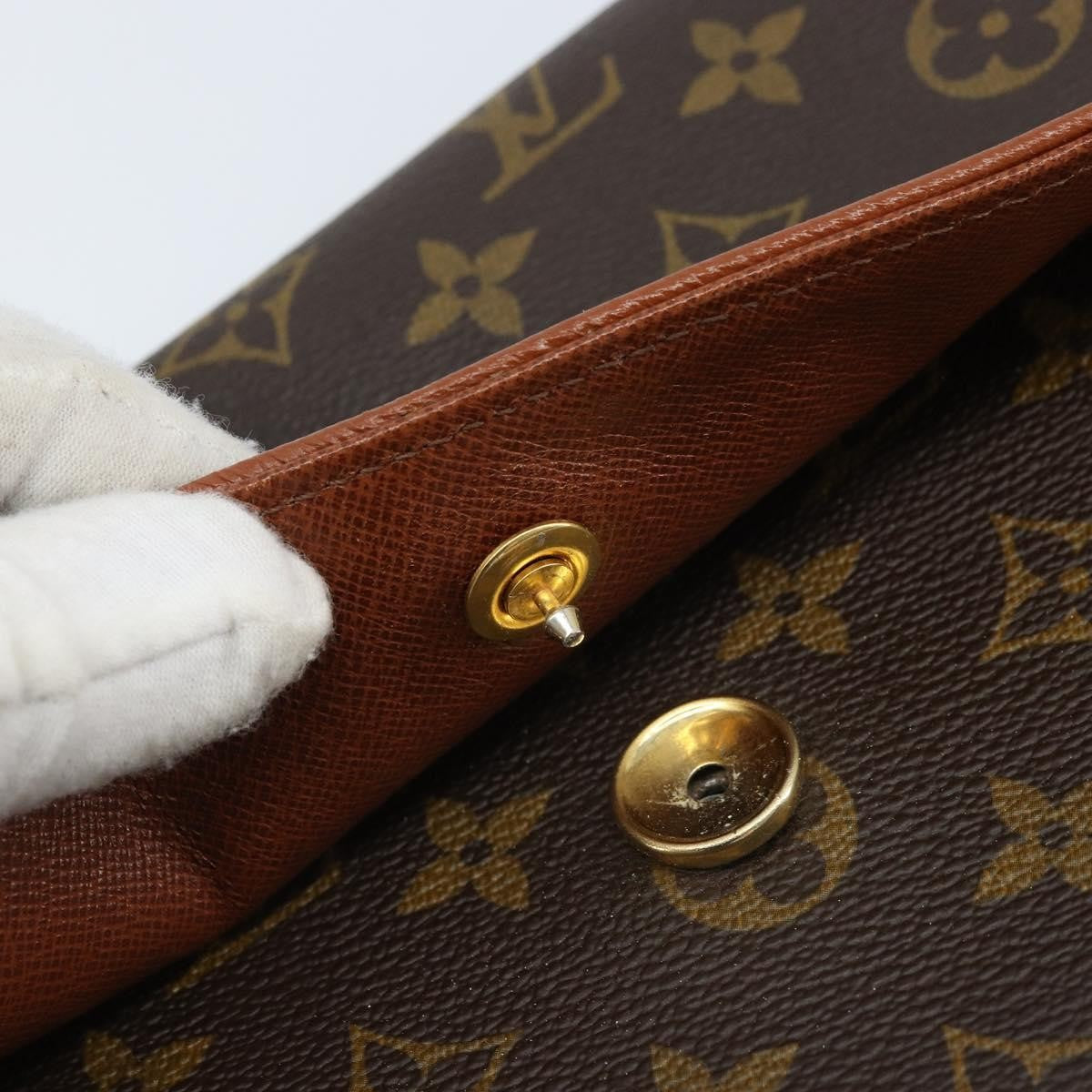 Louis Vuitton Dame Pochette Monogram Canvas Brown Canvas Clutche & Pouche Bag (Pre-Owned)