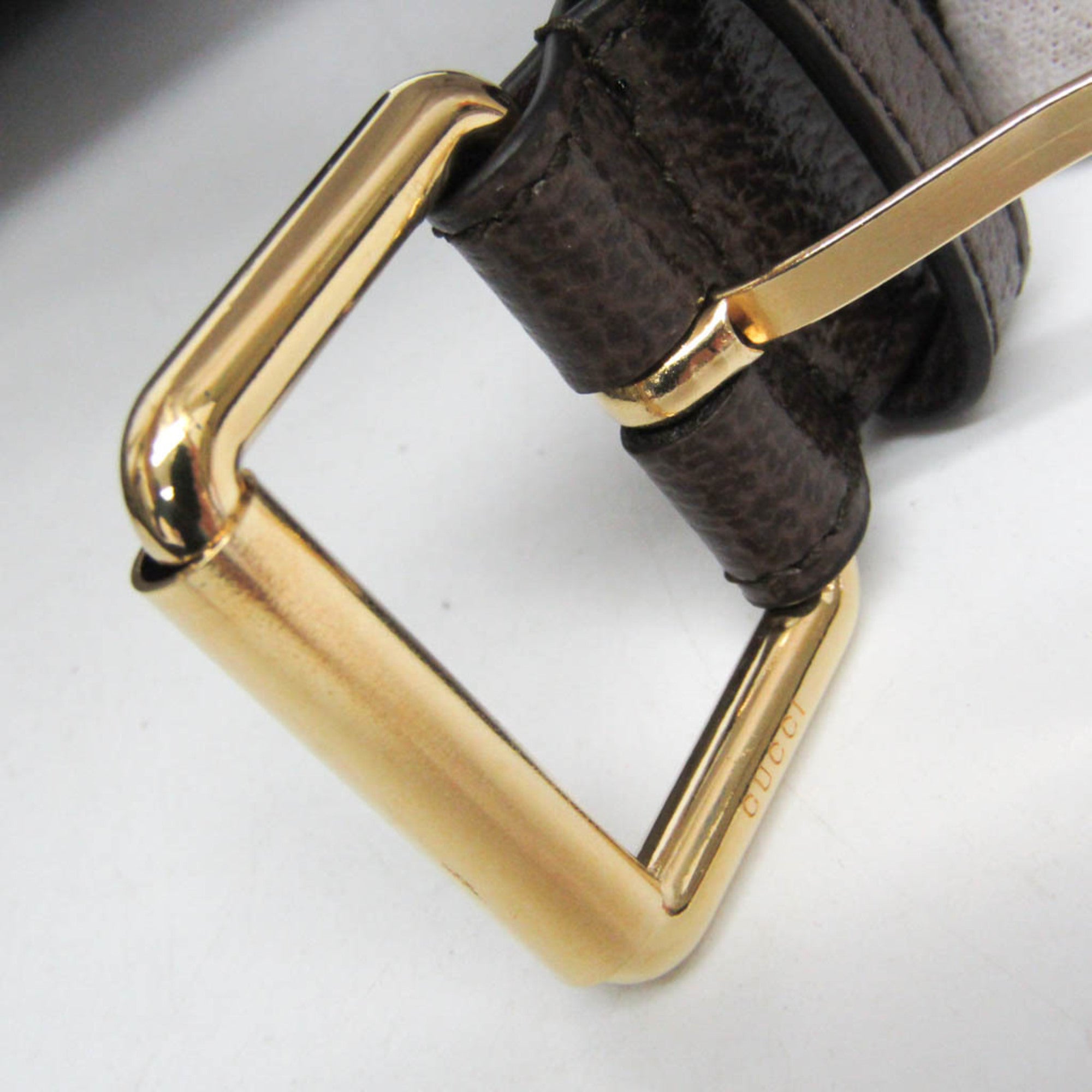 Gucci Blondie Belt Gg Coated Canvas Beige Canvas Clutche & Pouche Bag (Pre-Owned)