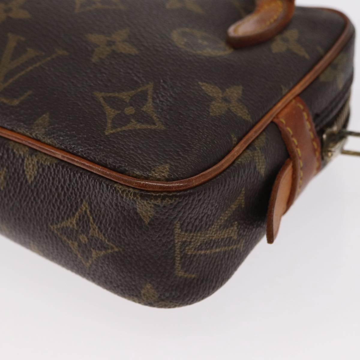 Louis Vuitton Pochette Marly Bandouliere Monogram Canvas Brown Canvas Shoulder Bag Bag (Pre-Owned)