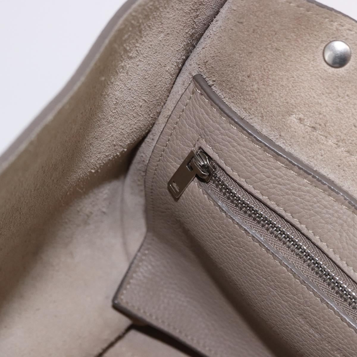 Celine Big Grained Calfskin Beige Leather Handbag (Pre-Owned)