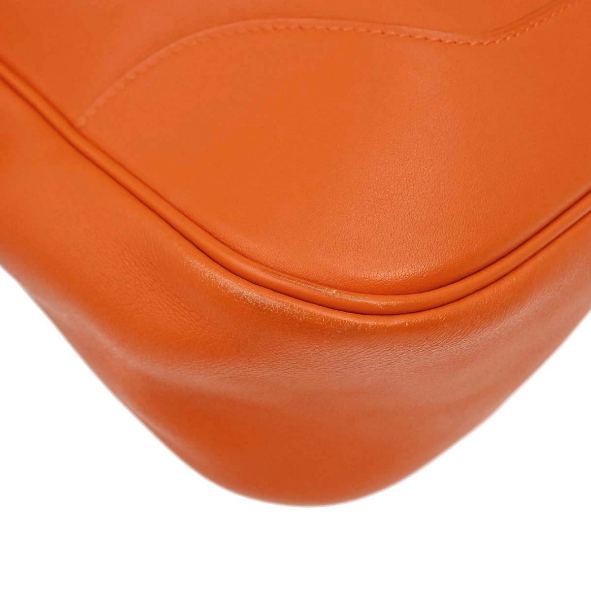 Hermes Trim Epsom Orange Leather Shoulder Bag Bag (Pre-Owned)