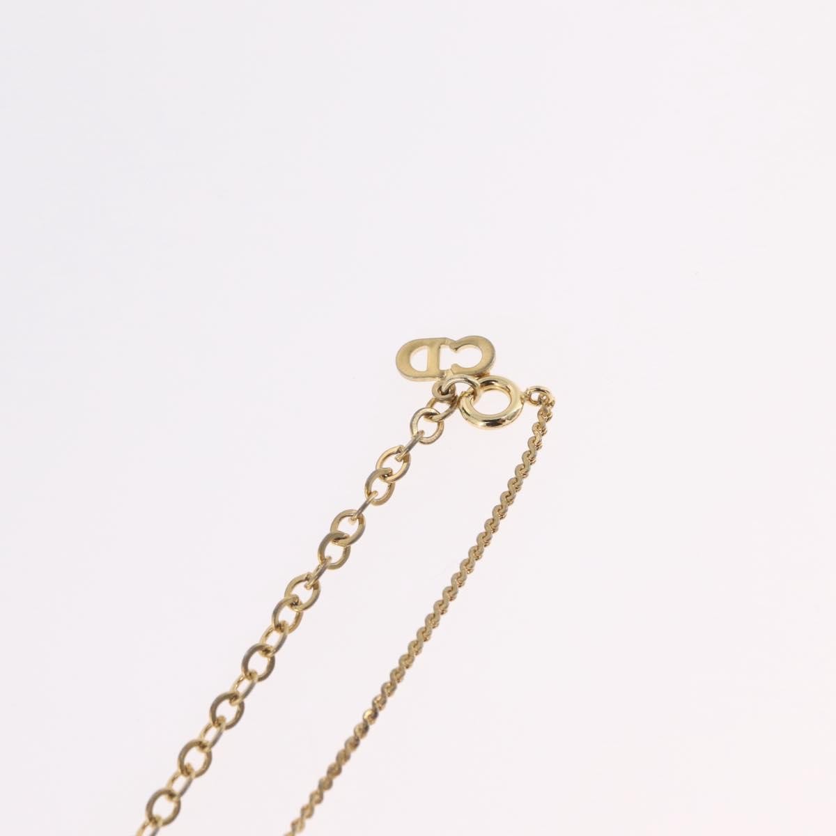 Christian Dior Cd Pendant Metal Gold Metal Necklace Jewelry (Pre-Owned)