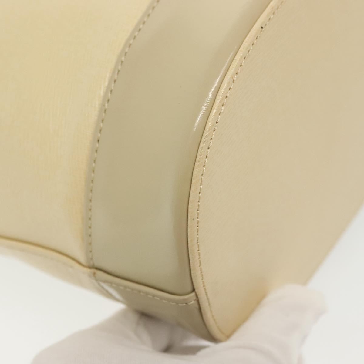 Burberry Shoulder Leather Beige Leather Shoulder Bag Bag (Pre-Owned)
