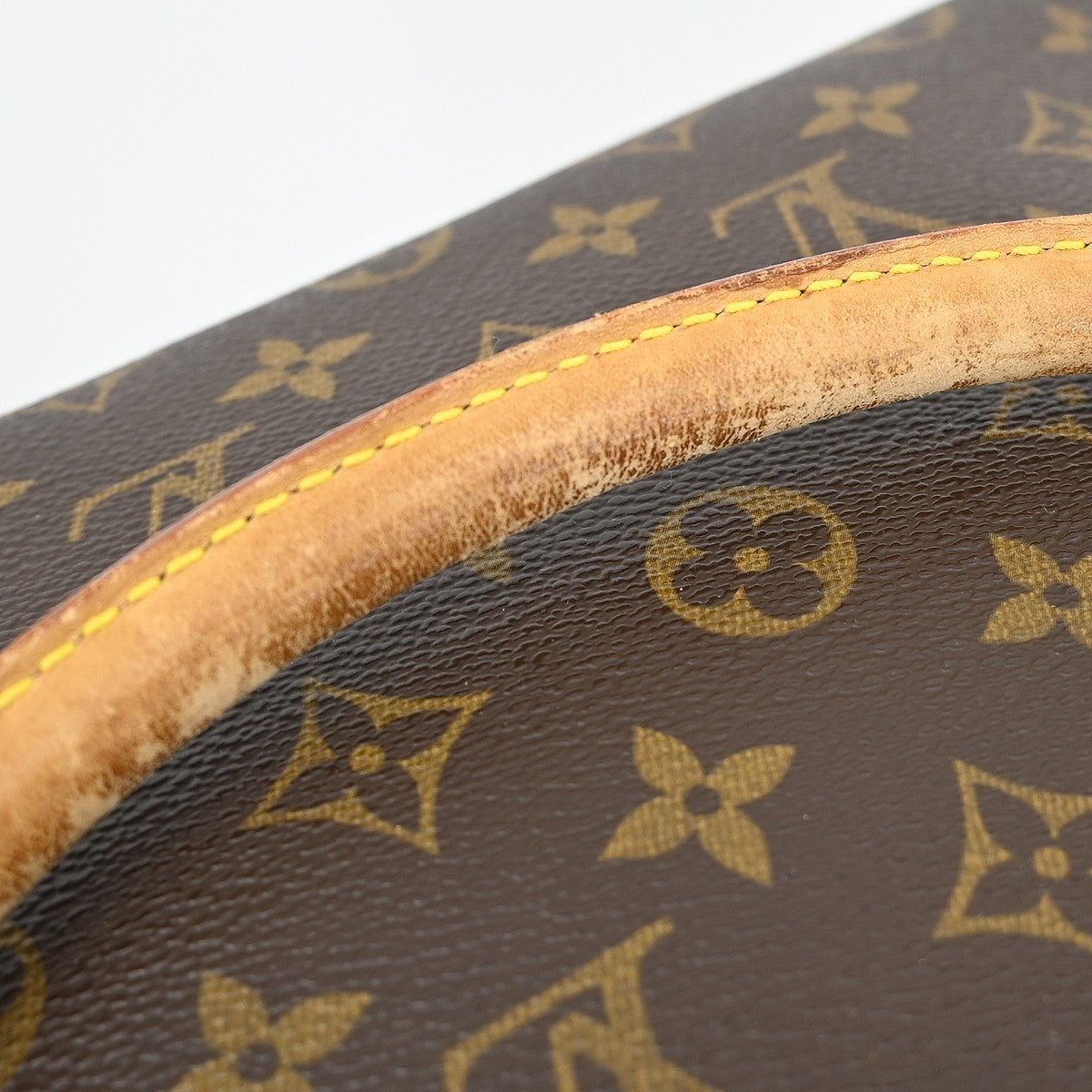 Louis Vuitton Looping Monogram Canvas Brown Canvas Handbag (Pre-Owned)