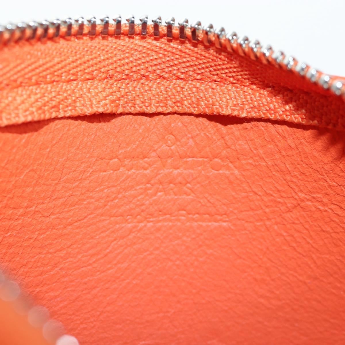 Louis Vuitton Pochette Clés Everyday Lv Leather Orange Leather Wallets Accessory (Pre-Owned)