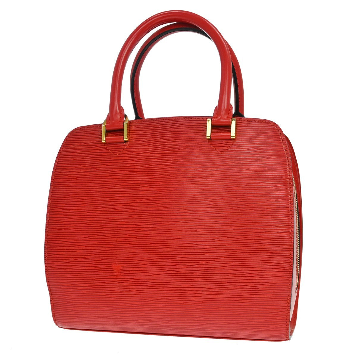 Louis Vuitton Pont Neuf Epi Leather Red Leather Handbag (Pre-Owned)
