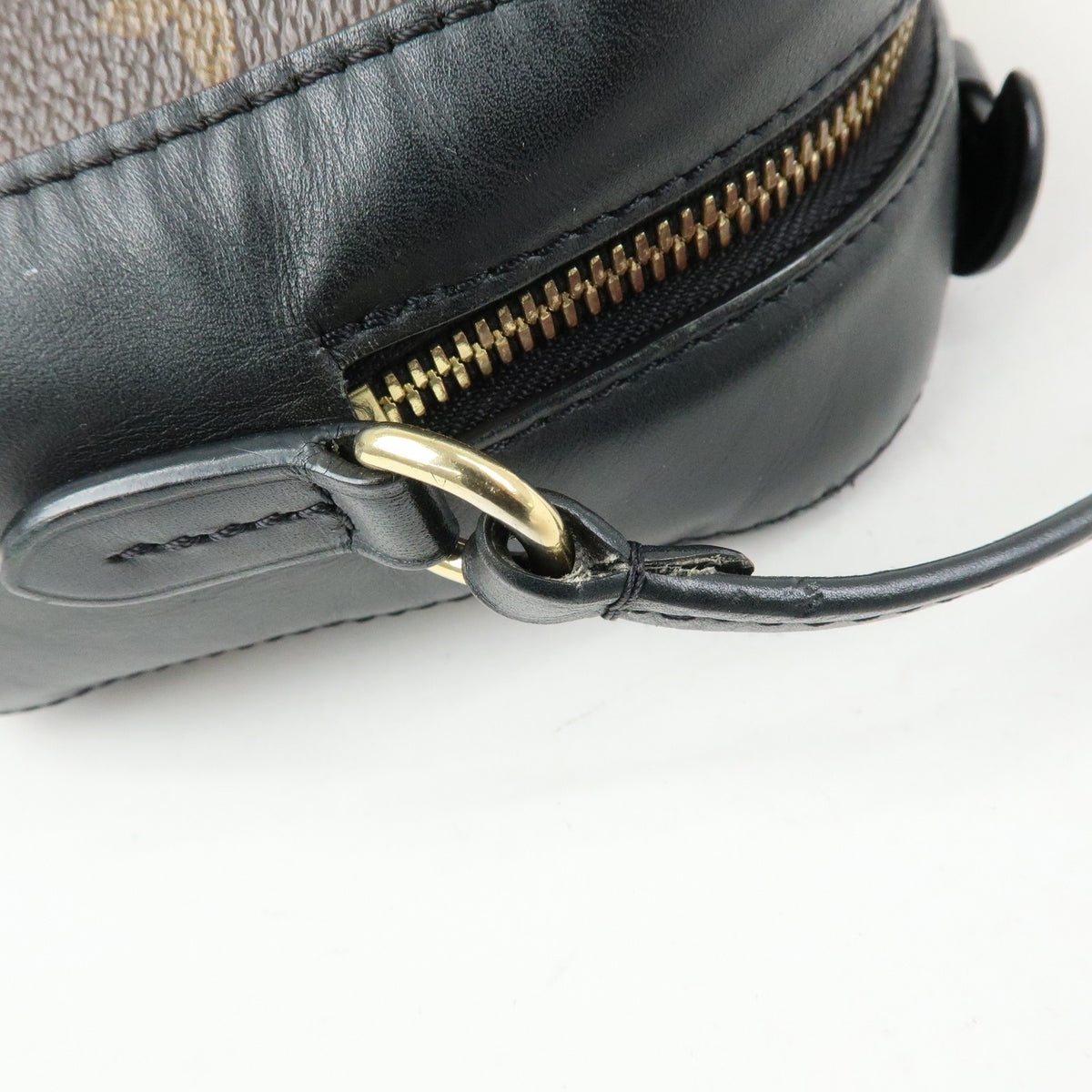 Louis Vuitton Saintonge Monogram Canvas With Leather Brown Canvas Handbag (Pre-Owned)