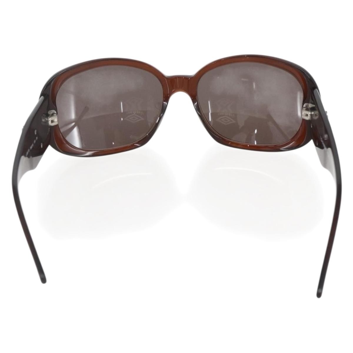 Chanel Camélia Plastic Brown Plastic Sunglasse Accessory (Pre-Owned)