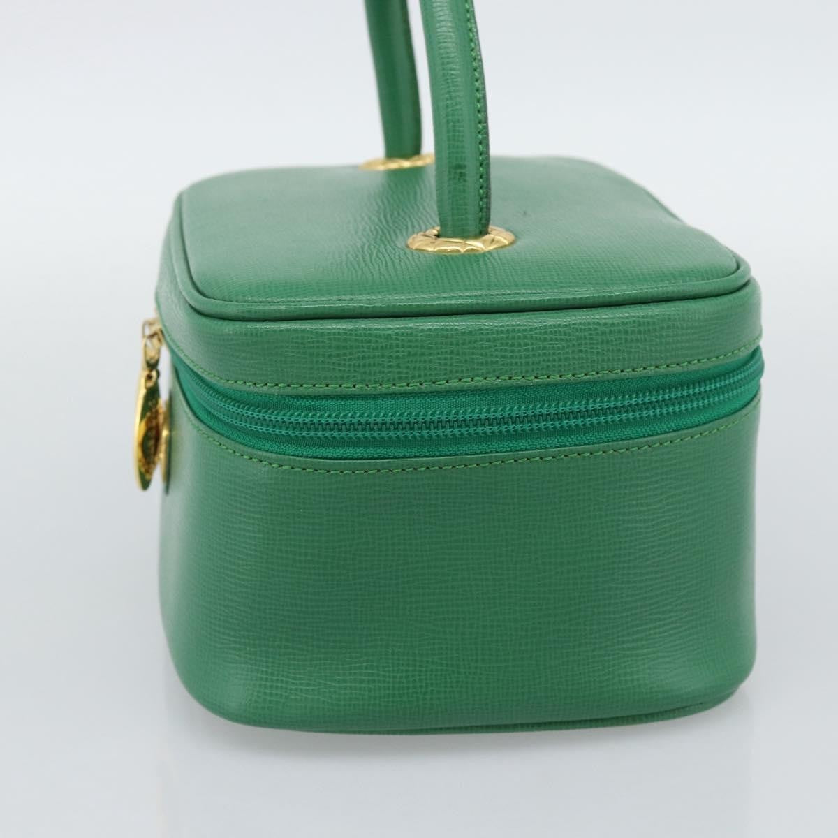 Burberry Vanity Leather Green Leather Clutche & Pouche Bag (Pre-Owned)
