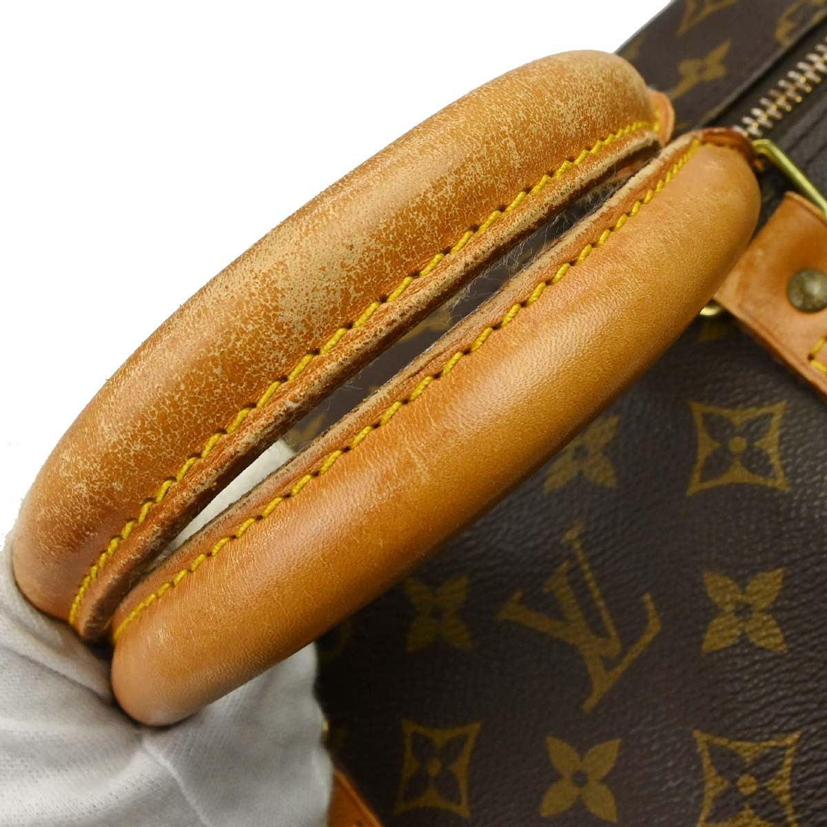 Louis Vuitton Keepall Monogram Canvas Brown Canvas Travel Bag Bag (Pre-Owned)