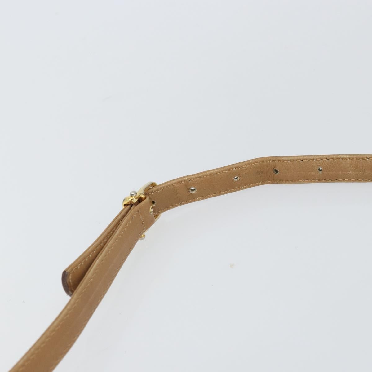 Celine Vintage Macadam Canvas Beige Canvas Shoulder Bag Bag (Pre-Owned)