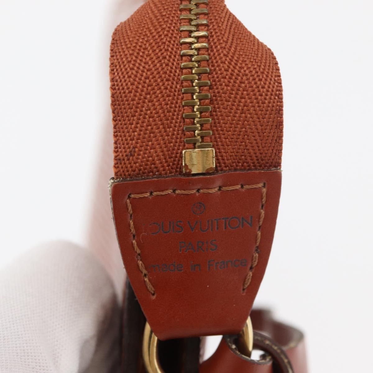Louis Vuitton Pochette Accessoires Epi Leather Brown Leather Clutche & Pouche Bag (Pre-Owned)