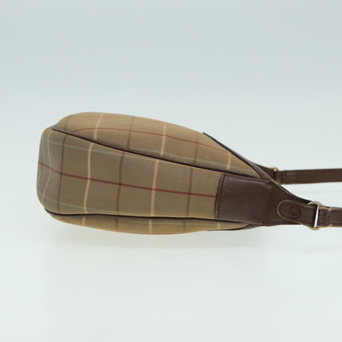Burberry Nova Check Canvas And Leather Beige Canvas Shoulder Bag Bag (Pre-Owned)