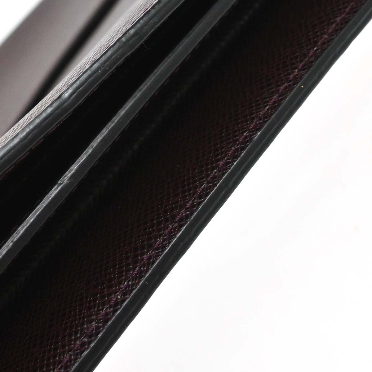 Louis Vuitton Serviette Moskova Taiga Leather Purple Leather Briefcase Bag (Pre-Owned)