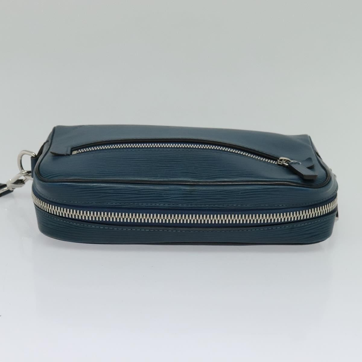 Louis Vuitton Neo Hoche Clutch Epi Leather Blue Leather Clutche & Pouche Bag (Pre-Owned)