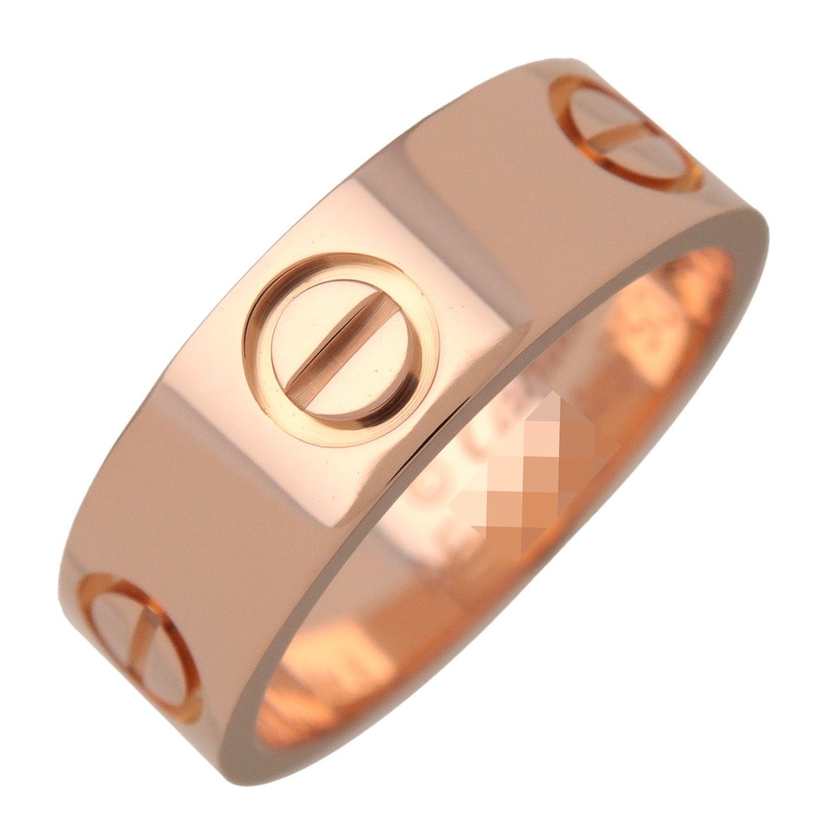Cartier Love Band 18K Rose Gold Gold Rose_Gold Ring Jewelry (Pre-Owned)