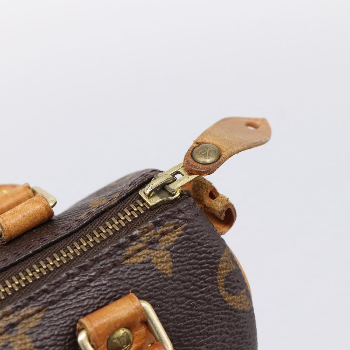 Louis Vuitton Speedy Mini Hl Monogram Canvas Brown Canvas Handbag (Pre-Owned)