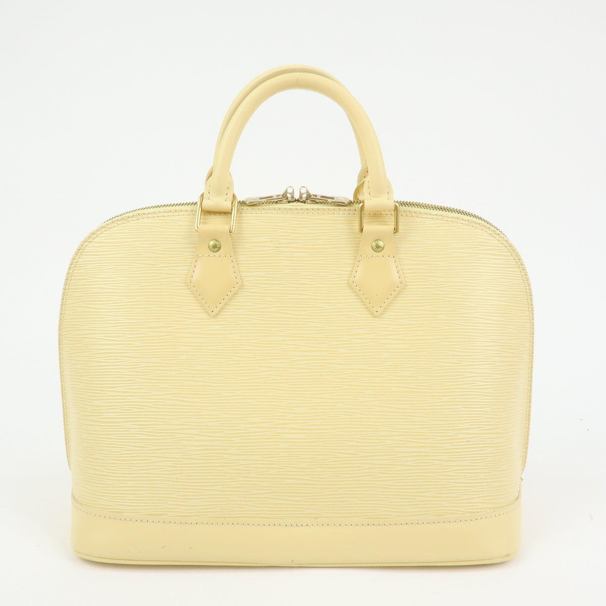 Louis Vuitton Alma Epi Leather Beige Leather Handbag (Pre-Owned)