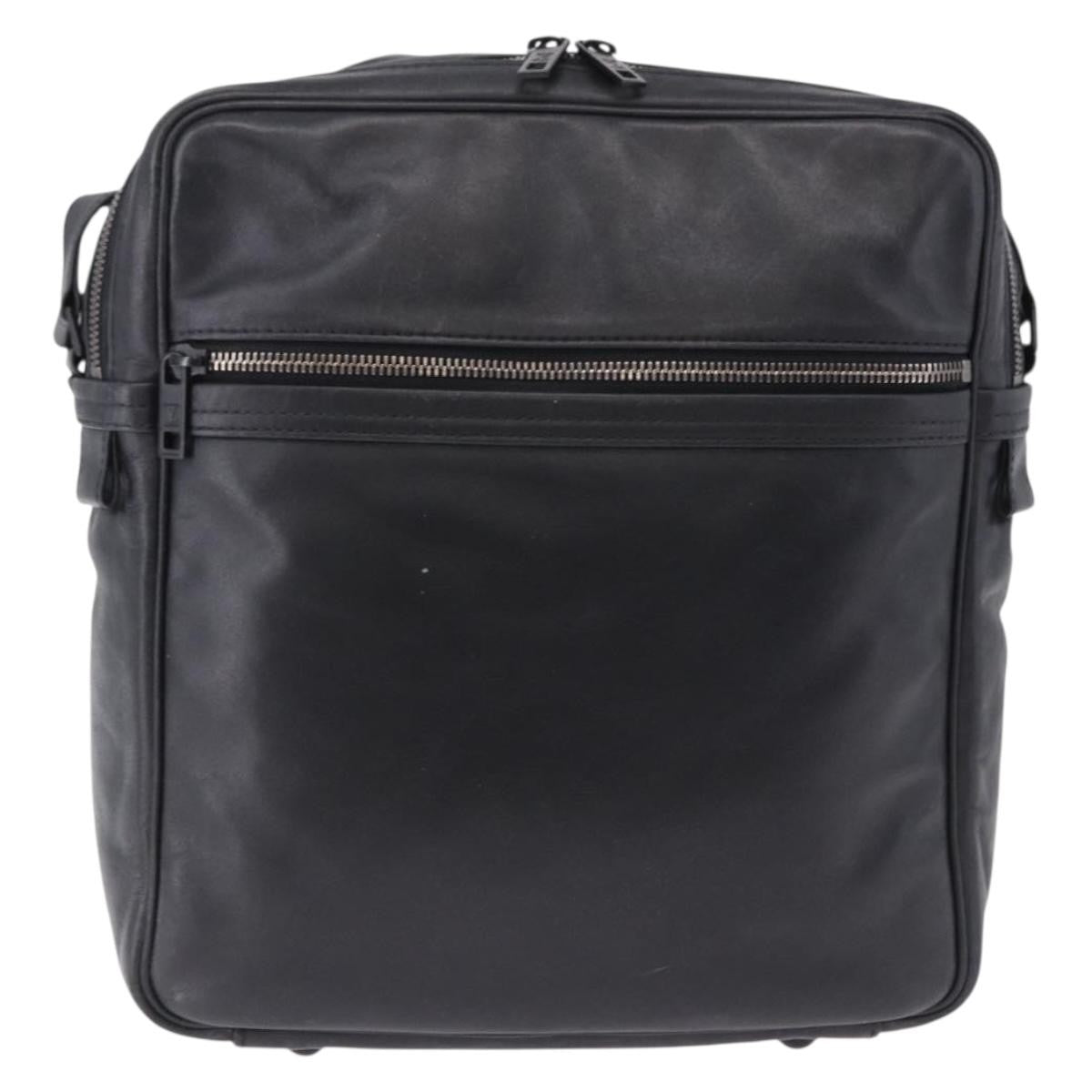 Louis Vuitton Clarkson Messenger Monogram Differ Leather Black Leather Shoulder Bag Bag (Pre-Owned)