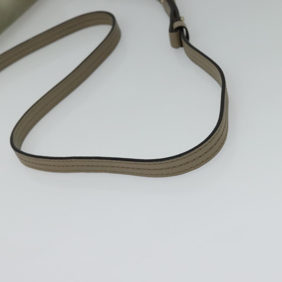 Chloe Faye Leather And Suede Gray Suede Shoulder Bag Bag (Pre-Owned)